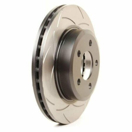 DBA Street T2 Slotted Rear Brake Rotor for 2008-2015 Mitsubishi Evo X 2225S